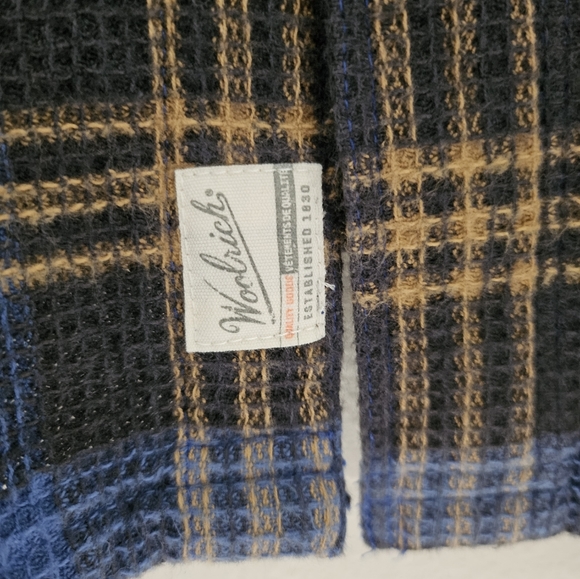 Woolrich Waffle Weave 100% Organic Cotton Shirt - Picture 6 of 11